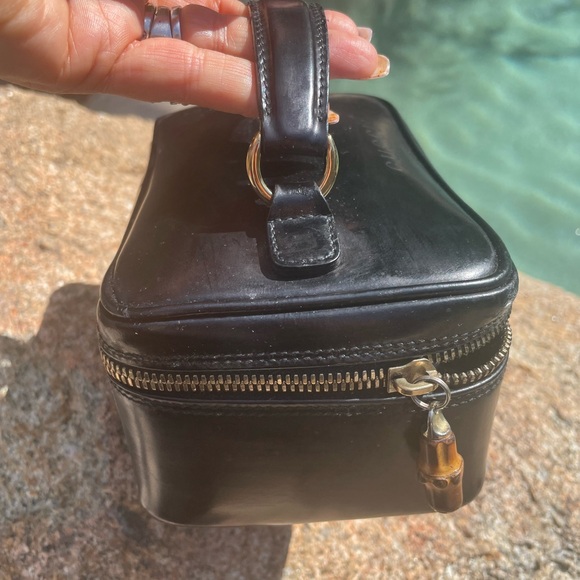 Gucci bamboo cosmetic case - Picture 12 of 16